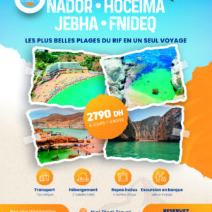 Explore le Nord – De Saïdia à M’diq en 6 Jours / 4 Nuits inoubliables