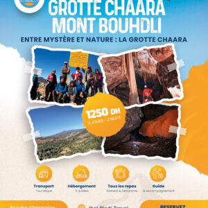Grotte Chaara et Jbel Bouhedli