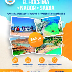 Week-end El Hoceima – Nador – Saïdia